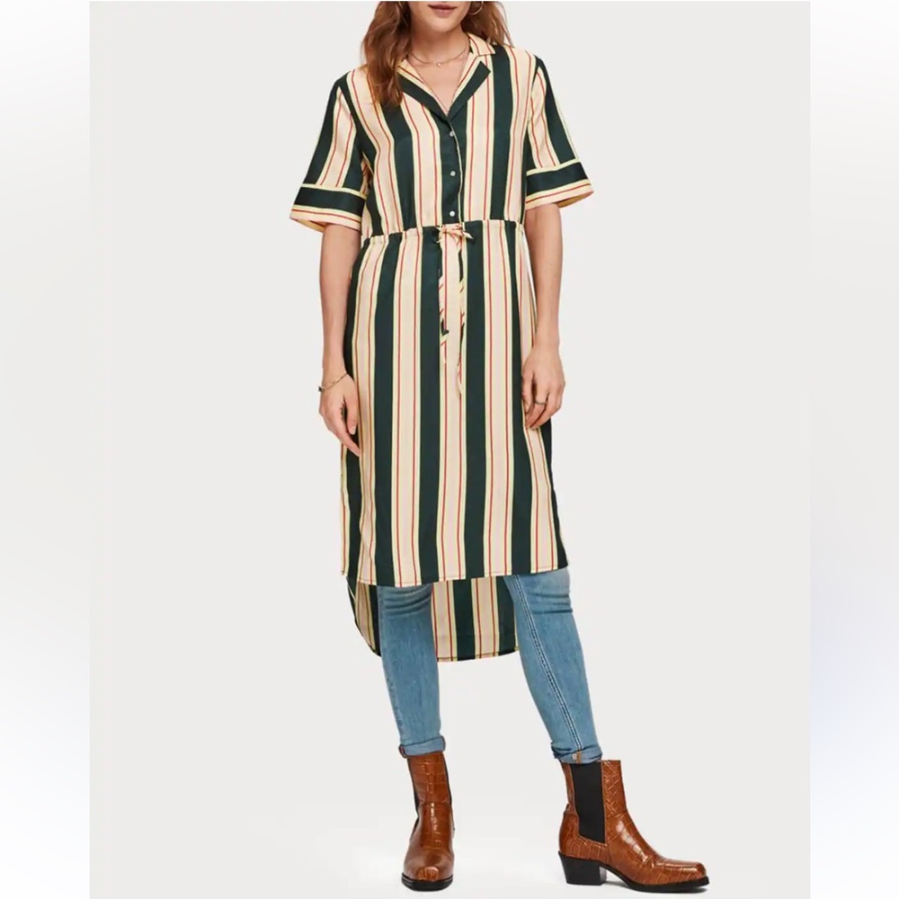 Scotch & Soda Striped Shirt Dress